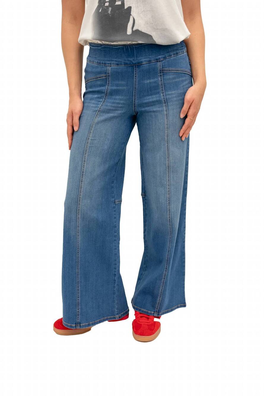 NEW 1822 DENIM women's wide leg classic jeans in brooks